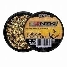 CHUMBINHO NAUTIKA MISSIL SPECIAL 5,5MM - C/ 100un