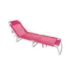 CADEIRA MOR ESPREGUIÇADEIRA ALUMINIO ROSA