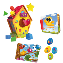 Super combo piu piu montessori - 03 jogos em 01 em madeira - brincadeira de criança