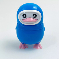 Apontador e Borracha Patinho - Azul - MOLIN