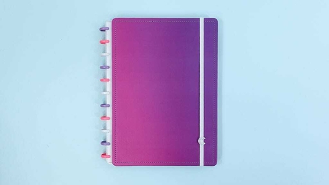 Caderno Inteligente ultraviolet By Yasmin Galvão - Grande