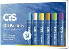 Giz Pastel Oleoso estojo com 12 cores – CIS