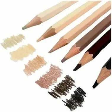 Lápis de Cor Criatic 06 Cores – tons de pele – Cis