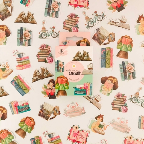 Adesivo na caixinha - 45 adesivos