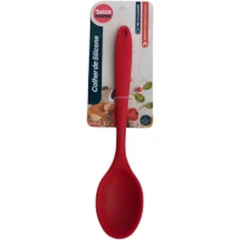 COLHER DE SILICONE 28CM VERMELHO DOLCE HOME