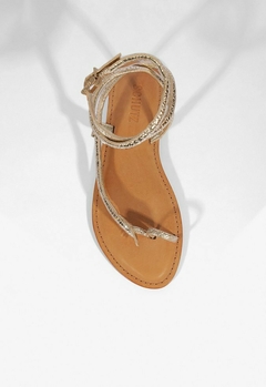 RASTEIRA COURTNEY COURO DOURADA - loja online