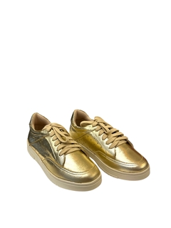 TENIS LORENA PIRES COURO GOLD na internet