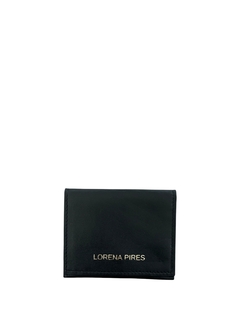 CARTEIRA LORENA PIRES COURO COMFY PRETO - comprar online