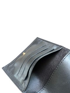 CARTEIRA LORENA PIRES COURO COMFY PRETO - loja online