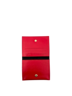CARTEIRA LORENA PIRES COURO COMFY VERMELHO na internet