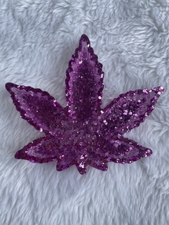 Folha P glitter rosa - comprar online