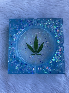 Quadrado grande estrelinhas blue