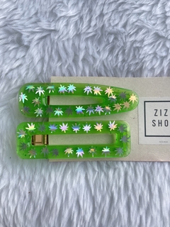 Presilha folinha verde neon - comprar online