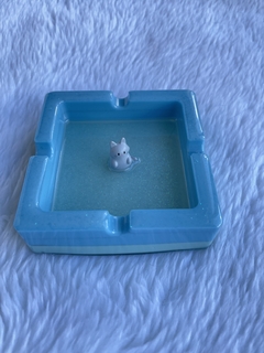 Cama do gatinho borda verde - comprar online