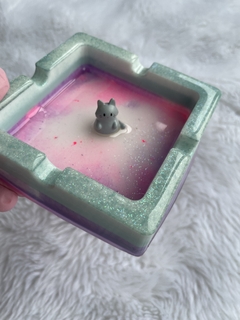 Cama do gatinho rainbow na internet