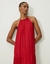 Vestido longo acetinado na internet
