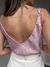 Blusa regata brilhosa