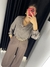 Calça pantalona marrom na internet