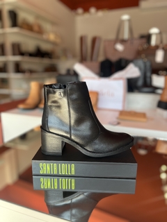 Bota Couro Cano Curto