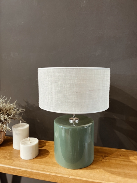 LAMPARA CILINDRO GRANDE VERDE - comprar online
