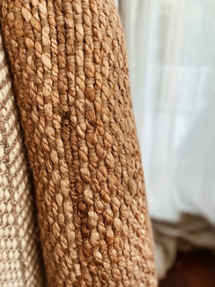ALFOMBRA YUTE LISA NATURAL - comprar online