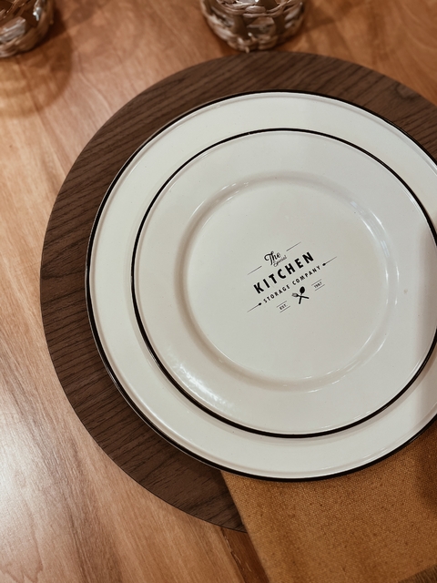PLATO KITCHEN X6 - ENLOZADO