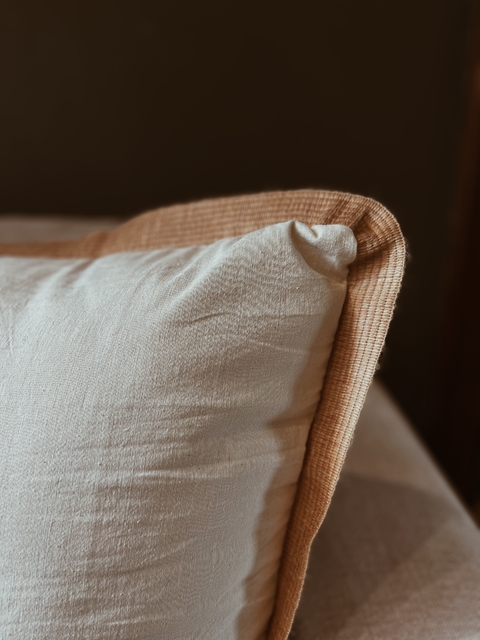 ALMOHADON 60X80 CRUDOS C/CINTA YUTE