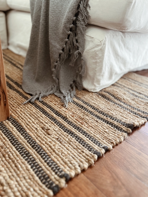 ALFOMBRA KENYA YUTE/ ALGODON - comprar online