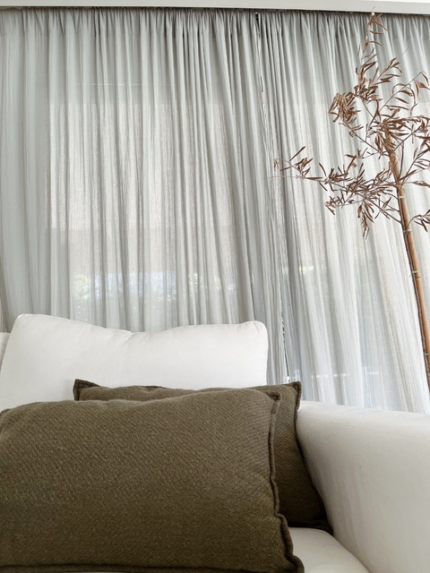 ALMOHADON MOHAIR TELAR VERDE 60X40