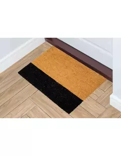 FELPUDO LINE BLACK 40X60 COCO/PVC