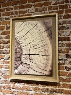CUADRO TELA NATURAL SIN VIDRIO ARPILLERA DE YUTE 63X83 - comprar online