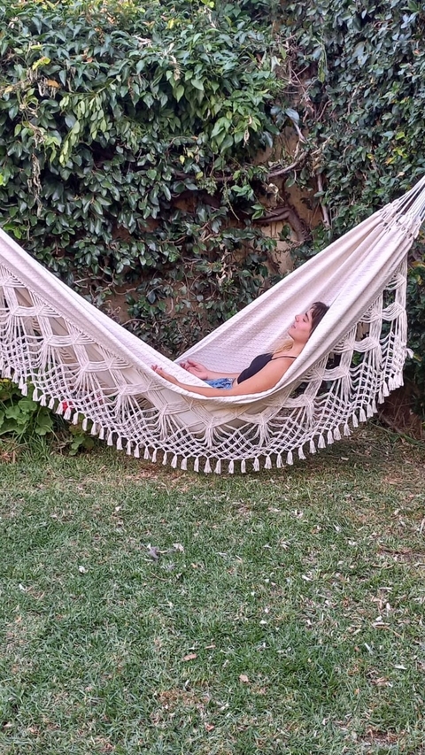 Hamaca Línea Premium XL Especial 300 Kilos Color Natural