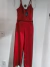 Macacão vermelho cinto (42/44)