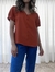 Blusa Social Terracota - Timeless Brechó