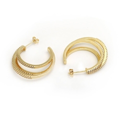 BRINCO ARGOLA AROS BANHADA A OURO 18K na internet