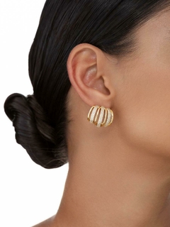 BRINCO ARGOLA AROS BANHADA A OURO 18K - comprar online