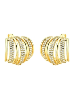 BRINCO ARGOLA AROS BANHADA A OURO 18K