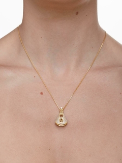 COLAR NOSSA SENHORA DUPLA COR BANHADA A OURO 18K na internet