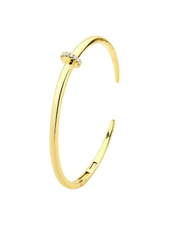 BRACELETE LISO E CRAVEJADO
