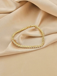PULSEIRA RIVIERA INCOLOR BANHADO A OURO 18 k na internet