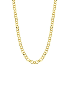 COLAR ELOS BANHADO A OURO 18k
