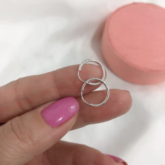 Argola 11mm Prata 925 na internet