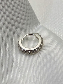 Piercing cravejado 6mm Prata 925 - FOR GIFT PRATA