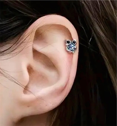 Piercing Tragus Coruja Aço Cirúrgico 316L Helix Conch na internet