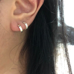 Brinco Masculino Argola Articulada Prata 925 7mm na internet