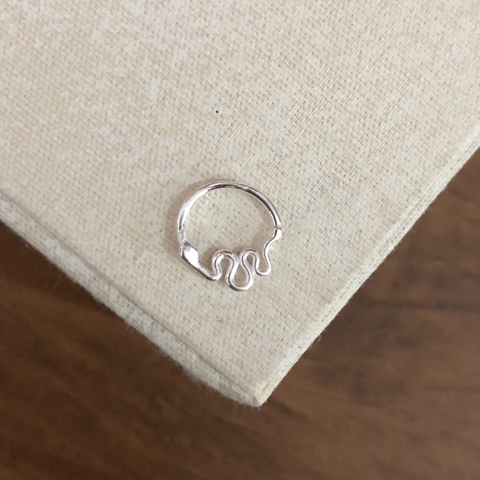 Piercing Cobra Prata 925