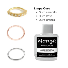 1 unidade Monzi Limpa Ouro 35ml - 18k - comprar online