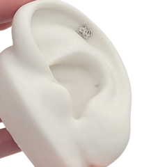Piercing Abelha Zircônias Prata 925 - loja online