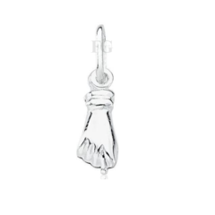 Pingente Prata 925 Mini Figa Prata Legitima Amuleto