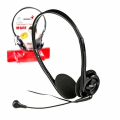 AURICULARES GENIUS HS-M200C C/MIC NEGRO PLUG - comprar online